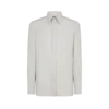 Gewassen twill slim fit overhemd Gewassen twill slim fit overhemd