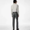 Gewassen twill slim fit overhemd Gewassen twill slim fit overhemd