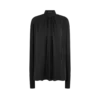 Gewassen zijden georgette blouse met lange mouwen Gewassen zijden georgette blouse met lange mouwen