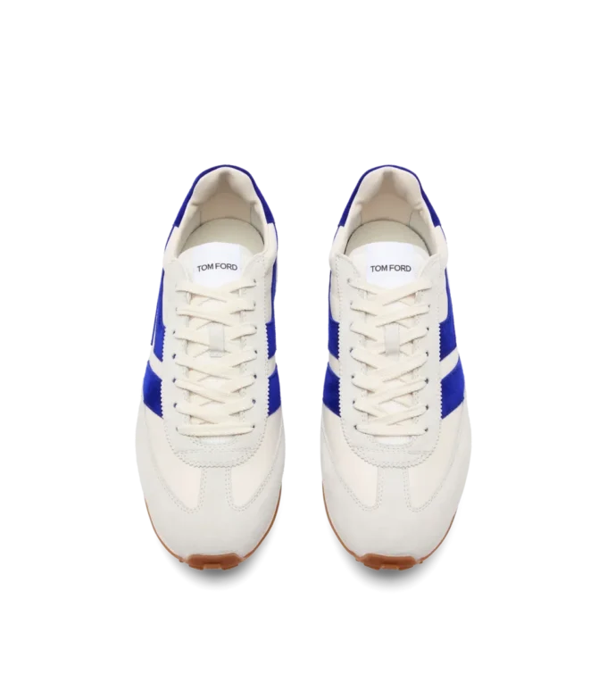 Gladde leren en suède Mick sneaker Gladde leren en suède Mick sneaker