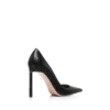 Glanzende leren T-pumps Glanzende leren T-pumps