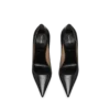 Glanzende leren T-pumps Glanzende leren T-pumps