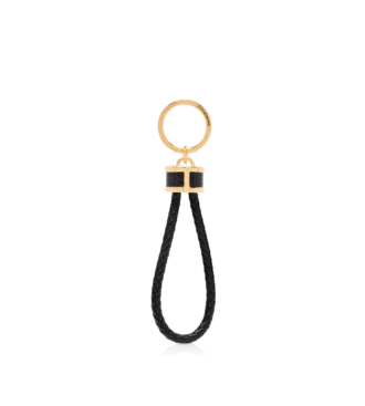 Graanleer T-lus sleutelhanger