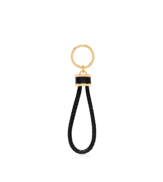 Graanleer T-lus sleutelhanger
