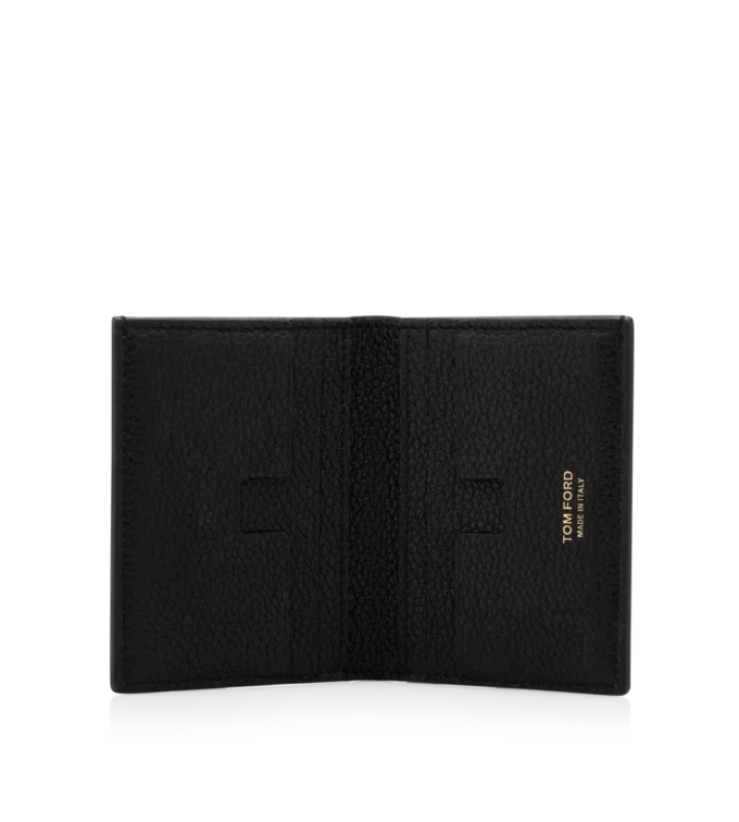 Grain Leather Folding Cardholder Grain Leather Folding Cardholder