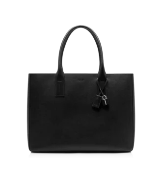 Grain Leather T-Line East-West Tote