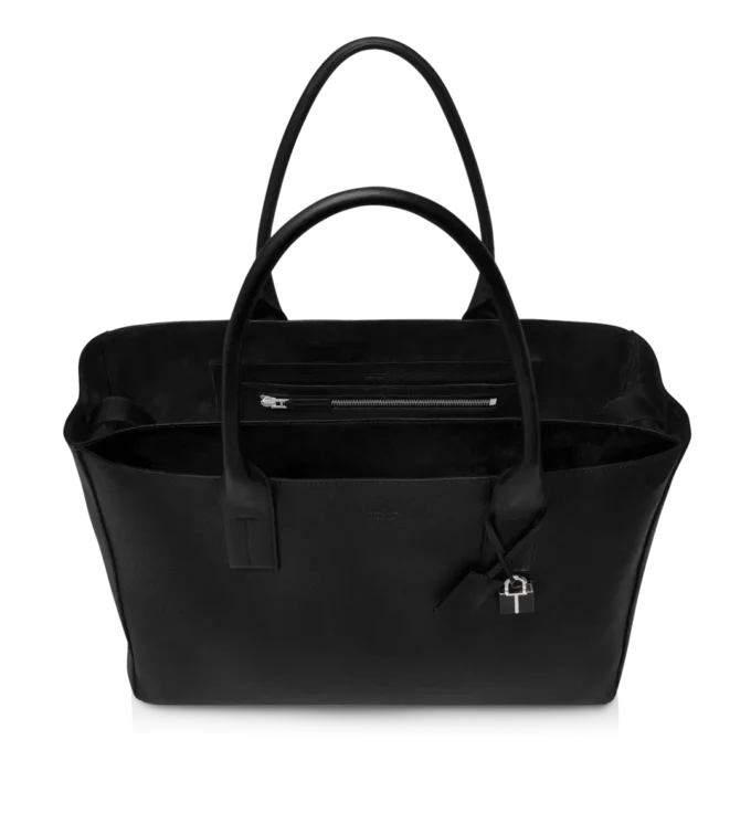 Grain Leather T-Line East-West Tote