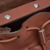 Grain Leather T-Line Flap Backpack Grain Leather T-Line Flap Backpack