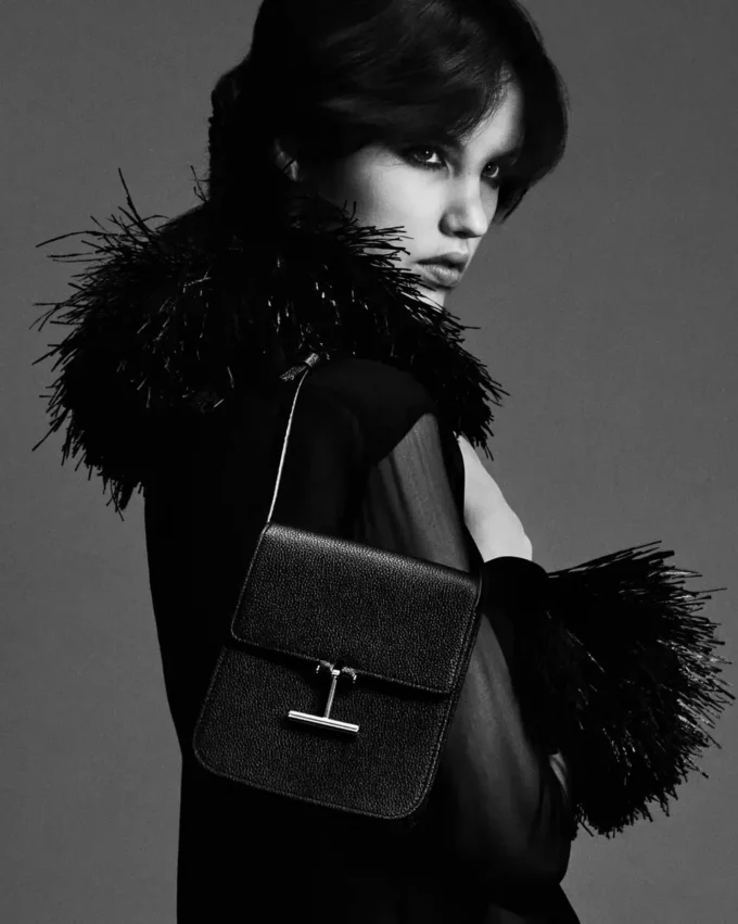 Grain Leather Tara Mini Bag on Strap
