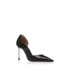 Halfglanzende Python Spire D’Orsay-pumps met print