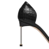 Halfglanzende Python Spire D’Orsay-pumps met print