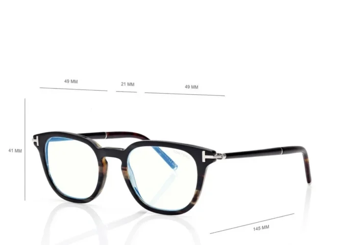 Horn Square Blue Block Opticals Horn Square Blue Block Opticals