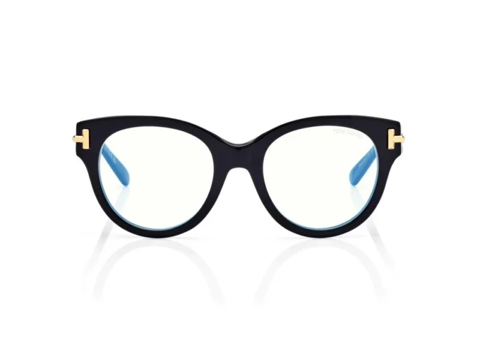 Icon Blue Block ronde optische bril