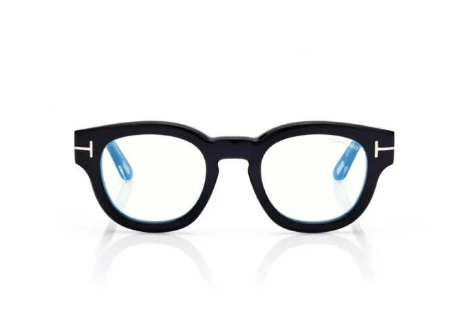 Icon Blue Block ronde optische bril