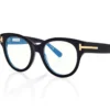 Icon Blue Block ronde optische bril