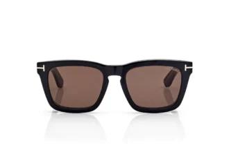 Icon Blue Block Square Opticals met clip-on zonnebril