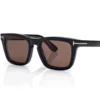 Icon Blue Block Square Opticals met clip-on zonnebril