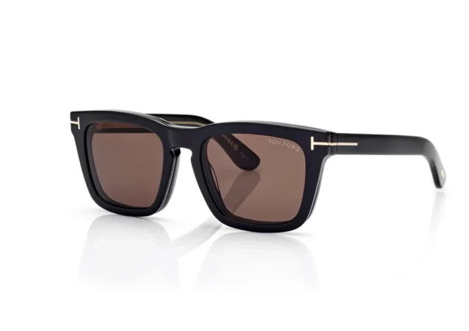 Icon Blue Block Square Opticals met clip-on zonnebril