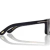 Icon Blue Block Square Opticals met clip-on zonnebril