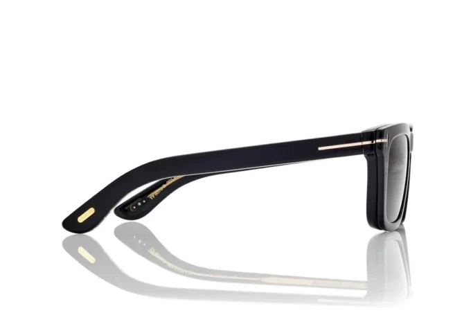 Icon Blue Block Square Opticals met clip-on zonnebril