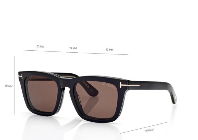 Icon Blue Block Square Opticals met clip-on zonnebril