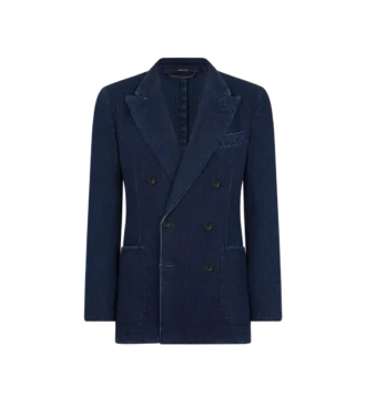 Indigo visgraatjas