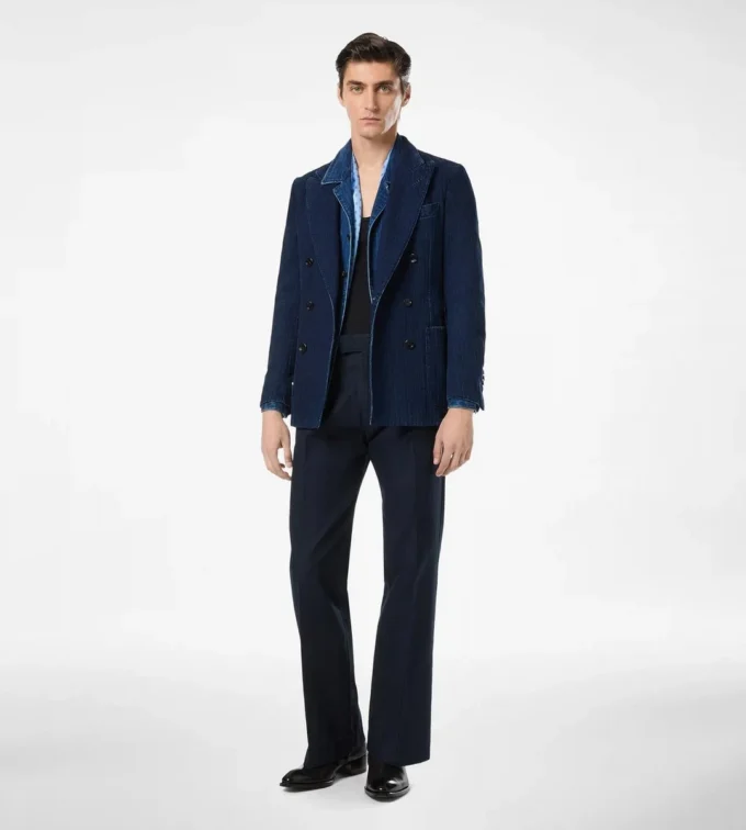 Indigo visgraatjas Indigo visgraatjas