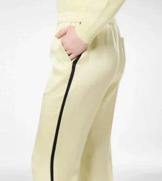 Joggingbroek van dubbel zijdesatijn