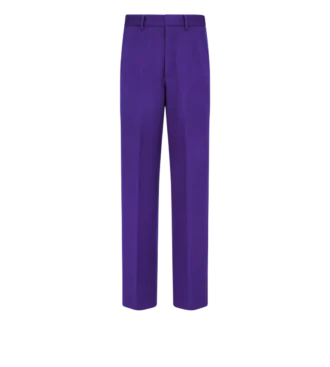 Kasjmier broek met dubbele split