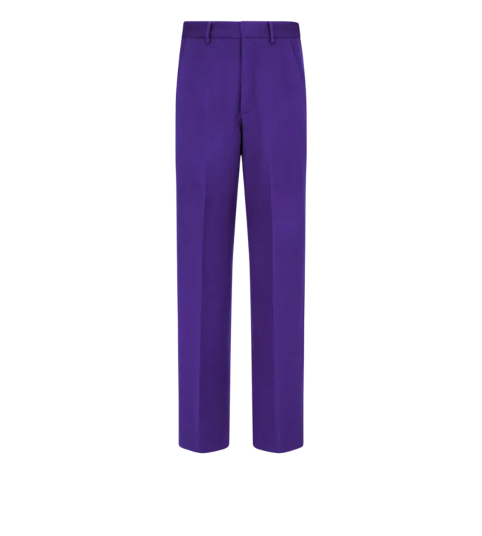 Kasjmier broek met dubbele split Kasjmier broek met dubbele split