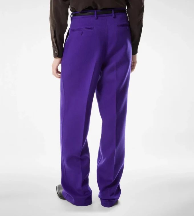Kasjmier broek met dubbele split Kasjmier broek met dubbele split