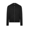 Kasjmier hoodie met ritssluiting