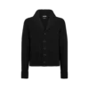 Kasjmier vest met sjaalkraag