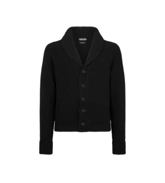 Kasjmier vest met sjaalkraag