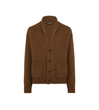 Kasjmier vest met sjaalkraag