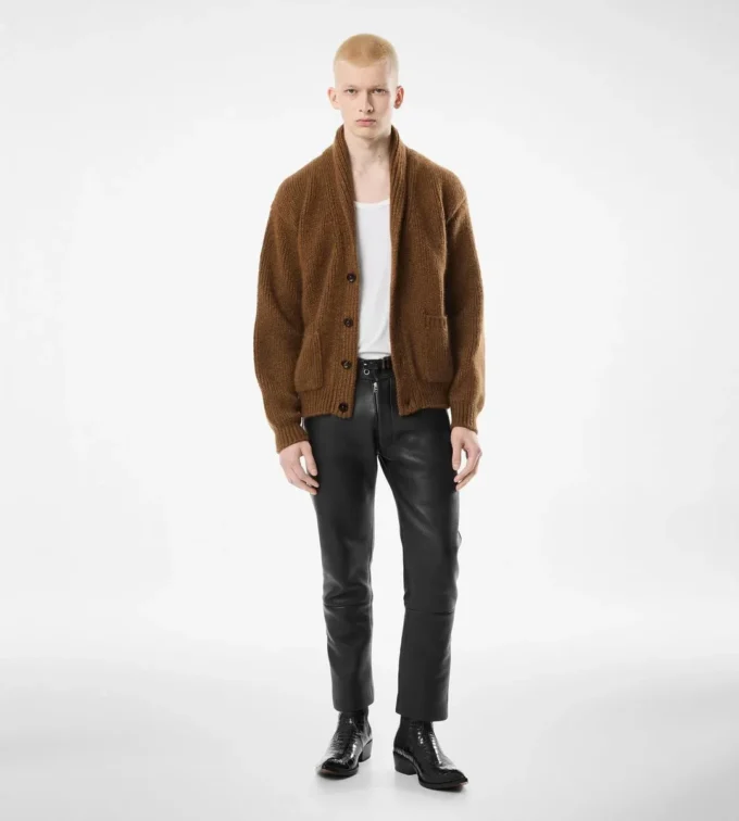 Kasjmier vest met sjaalkraag Kasjmier vest met sjaalkraag