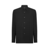 Katoen-kasjmier shirt met soepele pasvorm