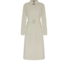 Katoen-zijde gabardine trenchcoat Katoen-zijde gabardine trenchcoat