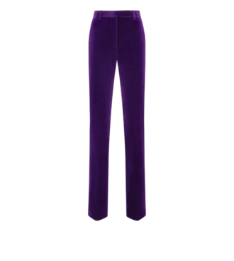 Katoenen fluwelen strakke broek