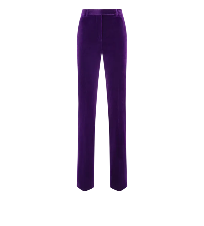 Katoenen fluwelen strakke broek Katoenen fluwelen strakke broek