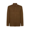 Katoenen linnen drill militair shirt