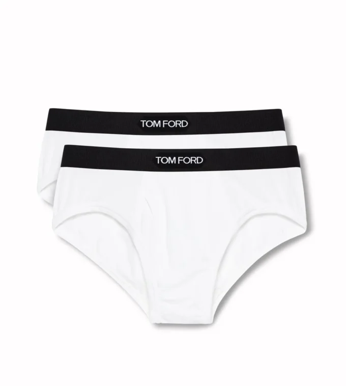 Katoenen modale slips, set van twee