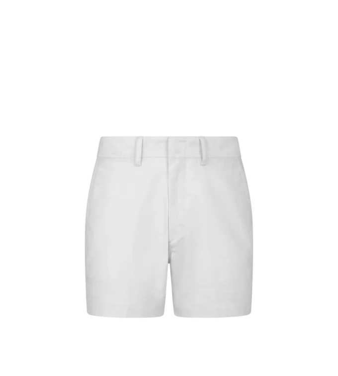 Katoenen satijnen tailored shorts