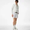 Katoenen satijnen tailored shorts