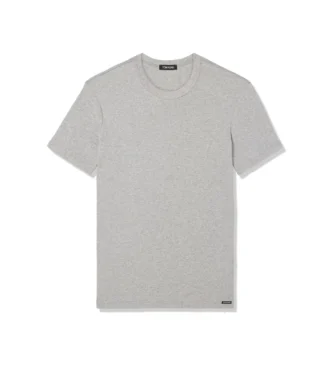Katoenen T-shirt met ronde hals Katoenen T-shirt met ronde hals