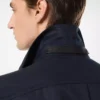 Katoenen twill overshirt met dubbele split