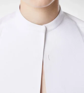 Katoenen voile cropped shirt