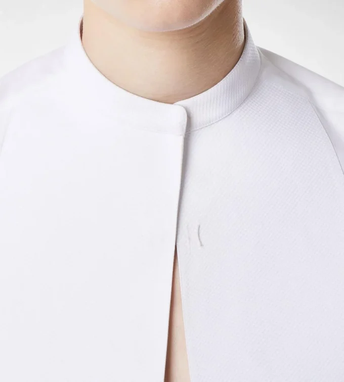 Katoenen voile cropped shirt Katoenen voile cropped shirt