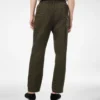 Katoenen zijden lounge broek met Bengaalse strepen en plooien