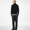 Katoenen zijden soepelvallende twill lichte broek